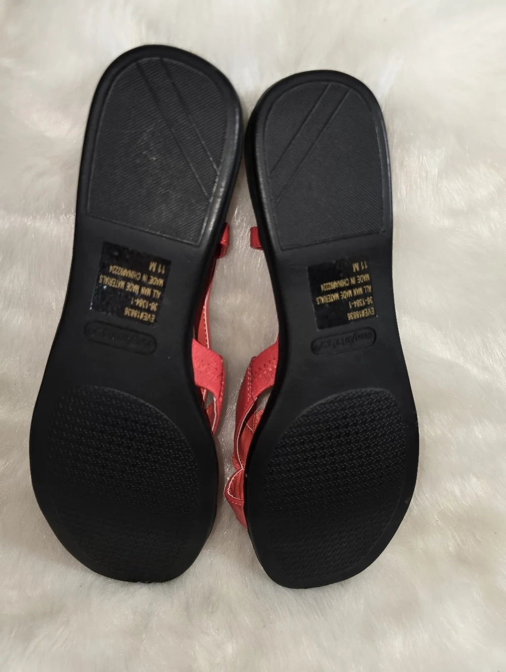 Comfortview Eve Womens Coral Flower Slingback Sandals - Picture 7 of 11